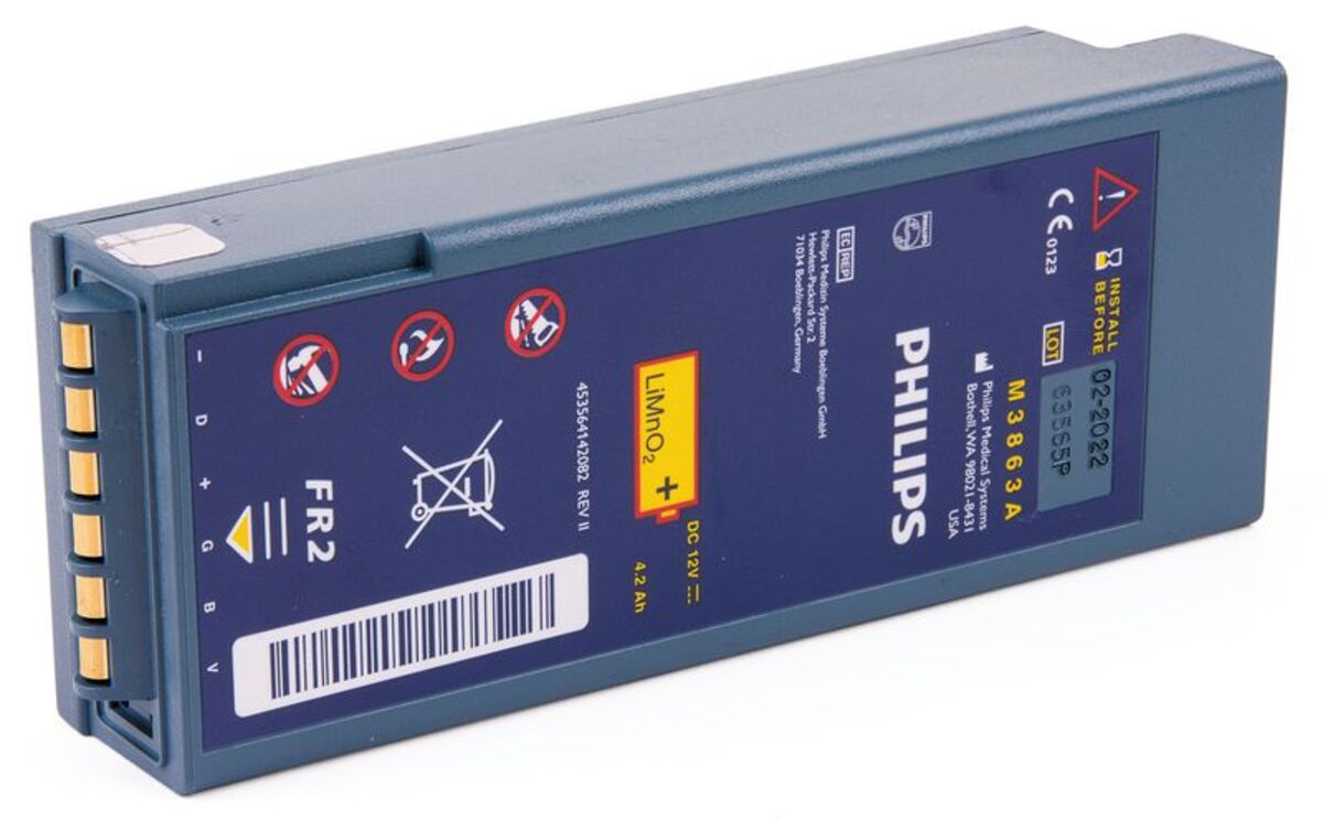 Batterie lithium pour défibrillateur HeartStart FR2