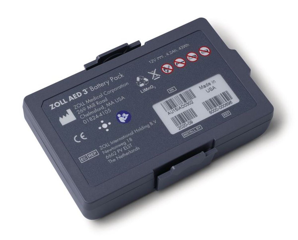Batterie lithium pour défibrillateur Zoll AED3
