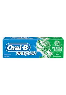 Dentifrice Oral-B Complete Bain de Bouche + Blancheur 