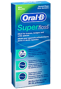 Fil orthodontique Oral-B Super Floss 