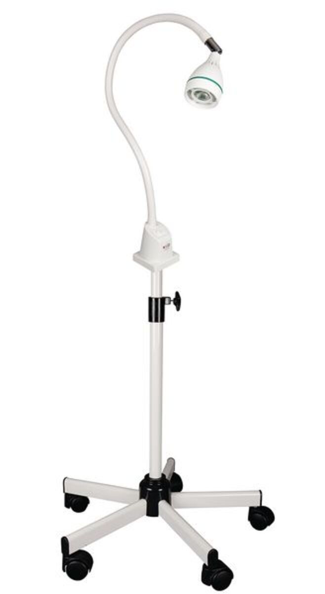 Lampe d'examen LED flexible sur pied roulant