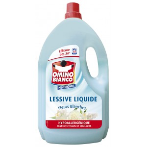 Omino Bianco Lessive Liquide Fleurs Blanches 4L