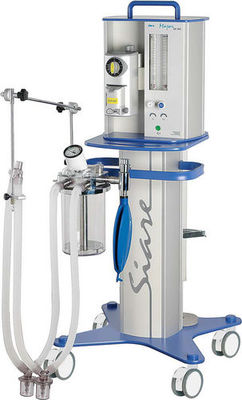 Station d'anesthésie avec mélangeur de gaz portable AM 5000 