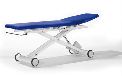 Table de massage électrique à hauteur variable sur roulettes 2 sections E2 / A2 / H2 Colmar 